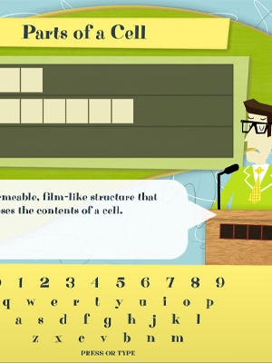 A screenshot of Guess the Phrase in-game.